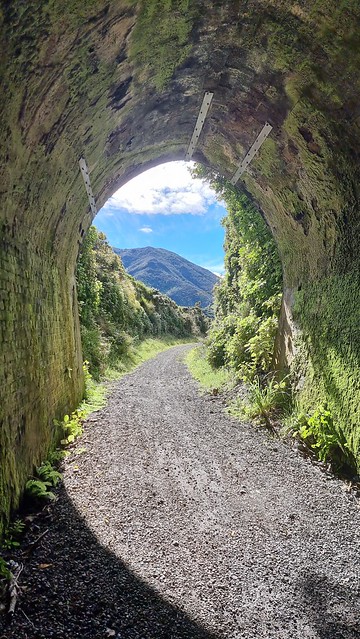Remutaka Cycle Trail my favourite tunnel photo