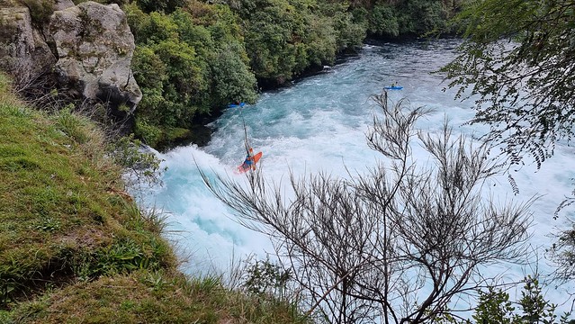 Huka Falls Kayakers