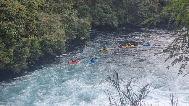 Huka Falls Kayakers all accounted for