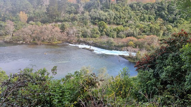 Upstream from Huka Falls