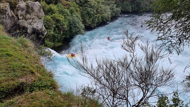 Huka Falls Kayakers