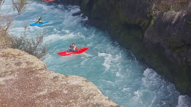 Huka Falls Kayakers