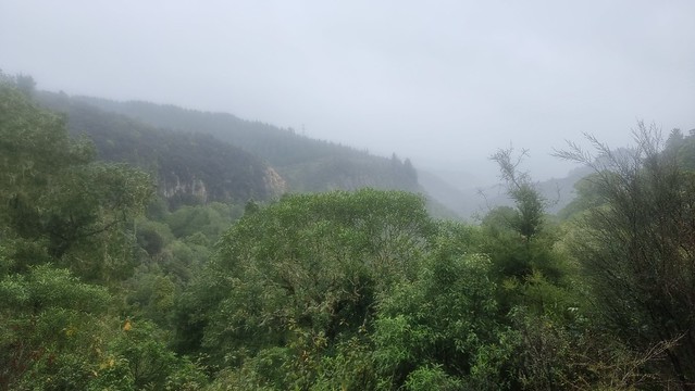 Towards the epic last downhill