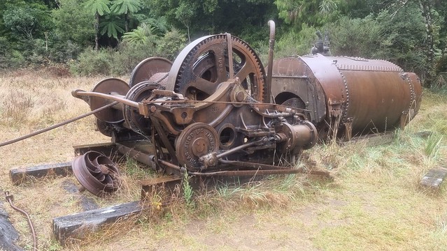 Steam Log Hauler, Timber Trail, Pureora Forest