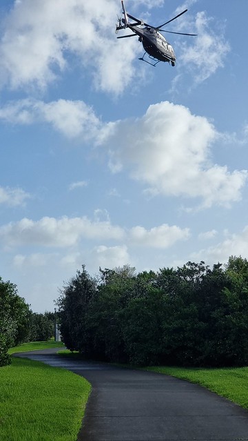 Police Helicopter | First Winter Ride