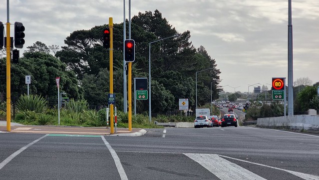 SH16 traffic | First Winter Ride
