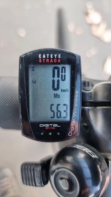 Mas 56.3km/h to the CBD