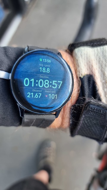 1:08:57 total trip time to the CBD