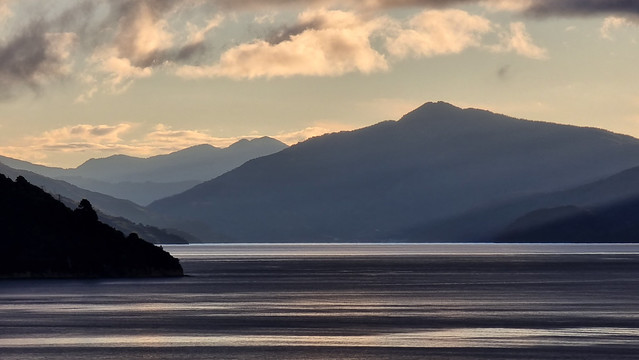 Queen Charlotte Sound from Bluebridge Ferry