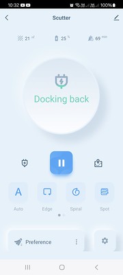 Airobo P20 'Scutter' Command Screen