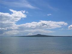 Rangitoto Island from the waterfront