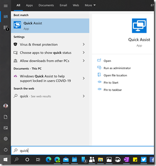 Quick_Assist_StartMenu