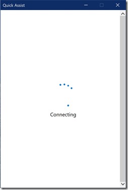 Quick_Assist_Connecting