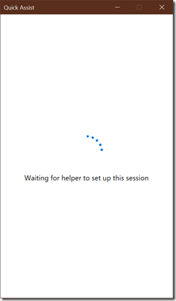 Quick_Assist_Get_Code_Share_Helper_wait
