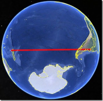 Globe Flight Path Direct