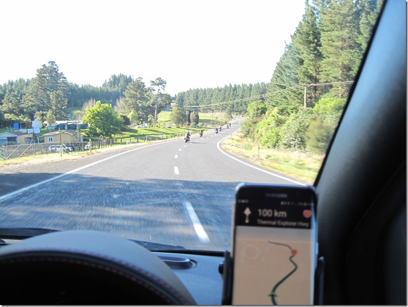 Follow those bikers!