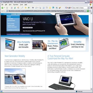 Sonystylevaiowebsite
