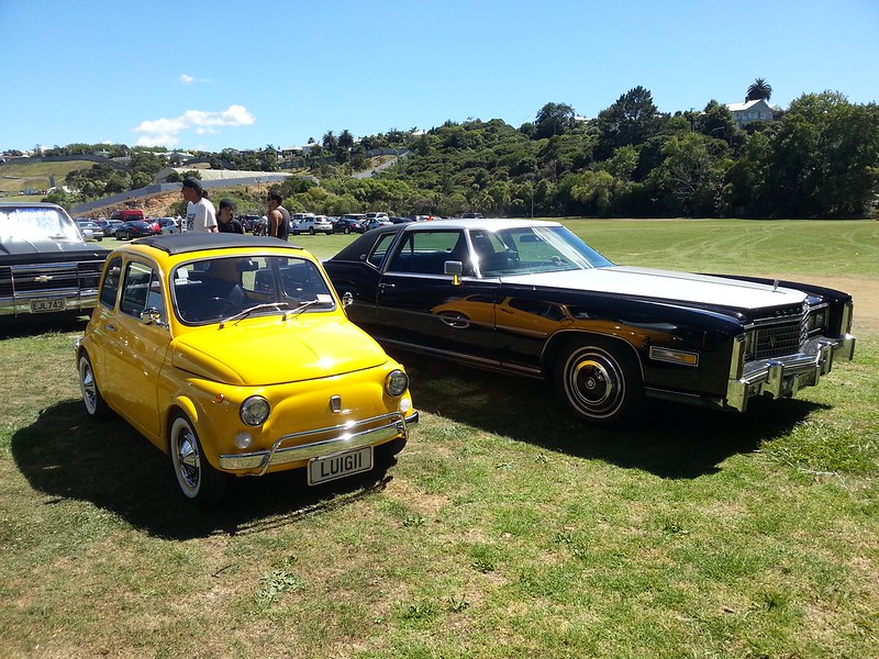 Lovely car, parked next to Yank Tank