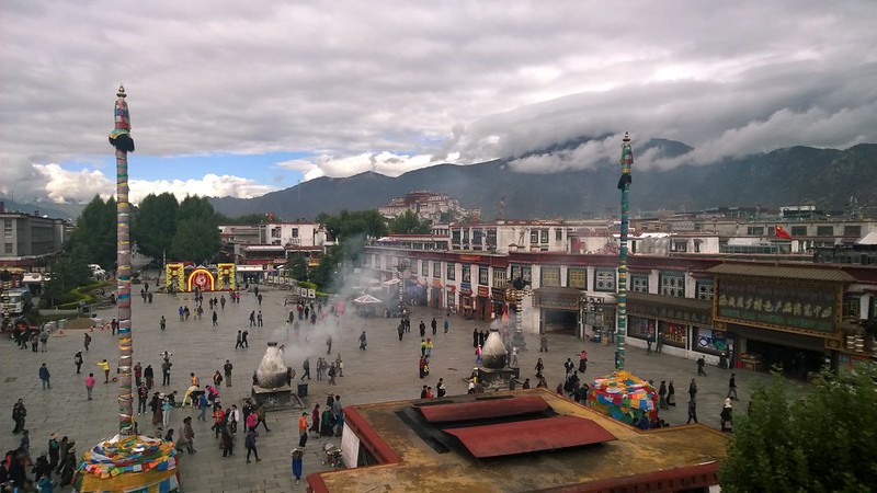 Jokhang Temple Potala view