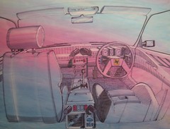 My Ferrari Pinin Dashboard 1982