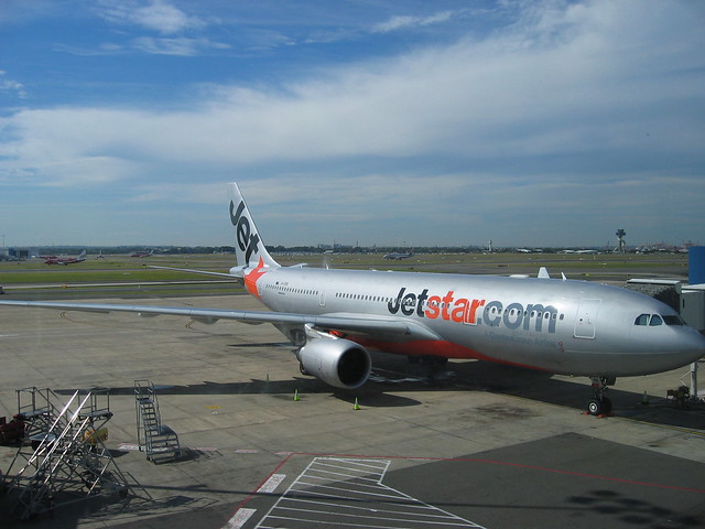 Shiny new JetStar Airbus