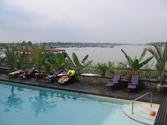 Victoria Chau Doc, very nice until the mini typhoon