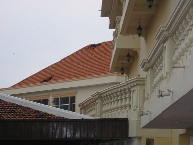 Victoria Chau Doc, mini-typhoon damage!