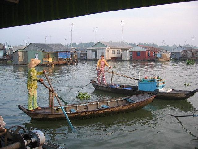 The floating village