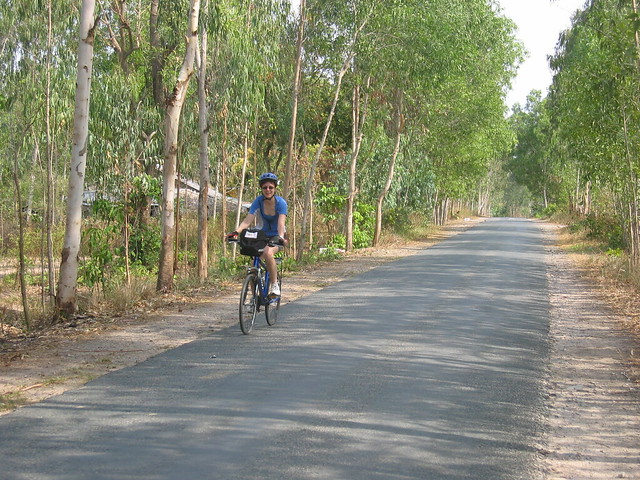 Linda, looking like she's at home