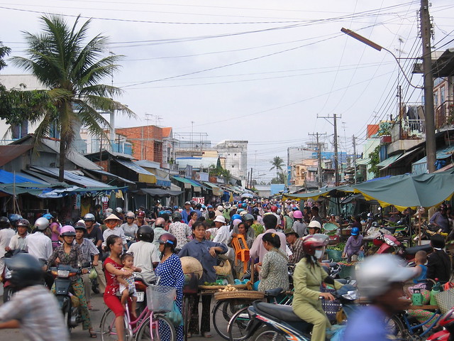 The Market was quite busy