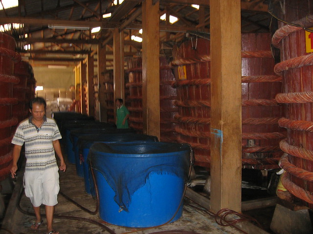 It's "fermented" for a year but didn't smell as "fishy" as you'd think