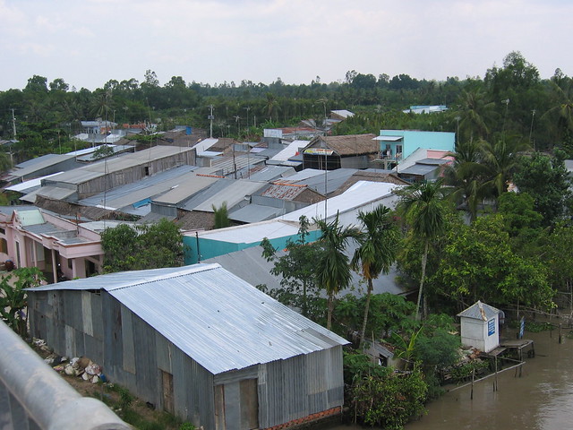 Patchwork iron roofs
