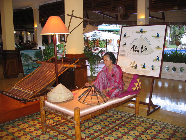 Hat making demonstration