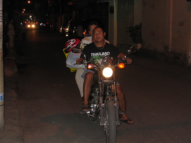 Binh zooms into the night