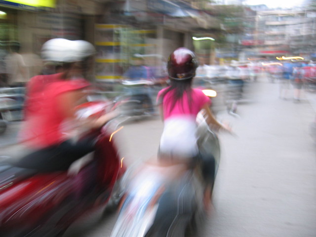 She knows where she's going...