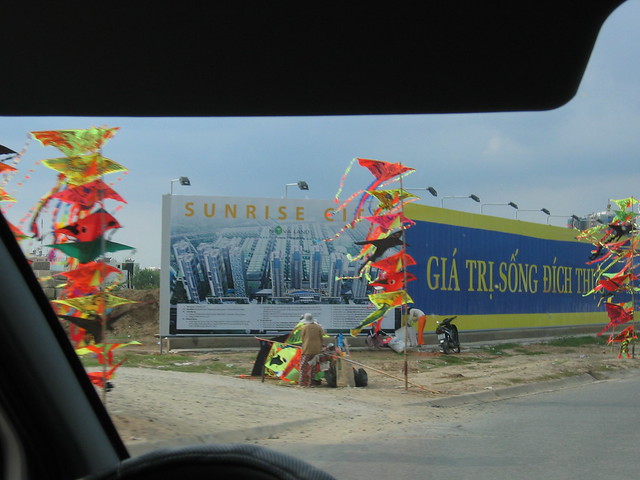 Kites & Development a common sight