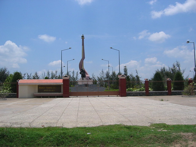 War Memorial, sadly common in rural Vietnam