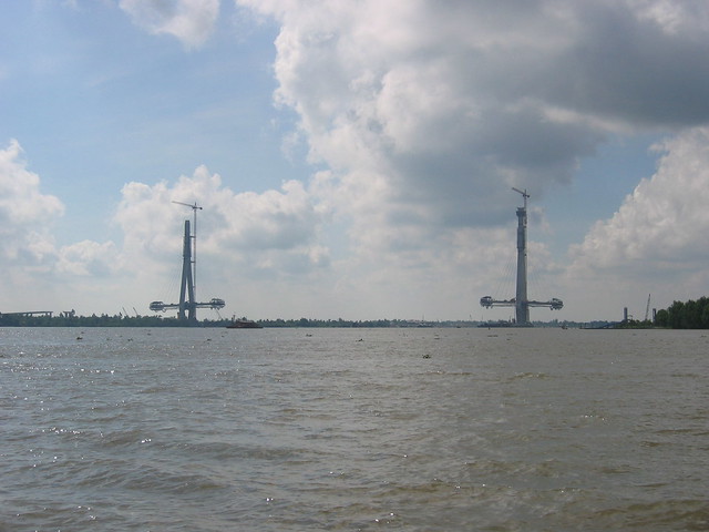 This will speed progress, huge cable stayed bridge