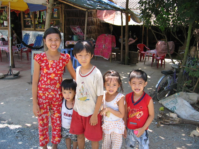 Cute kids love being photographed
