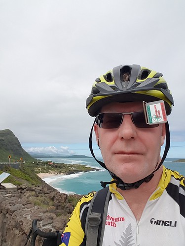 Mirror odd to cope with wrong side of the road