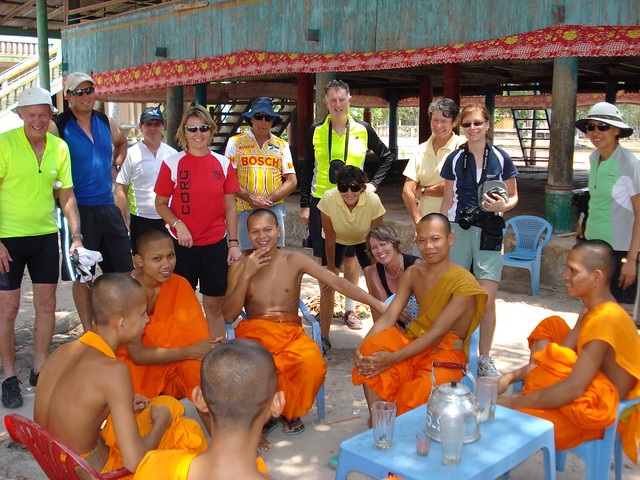 With the Monks