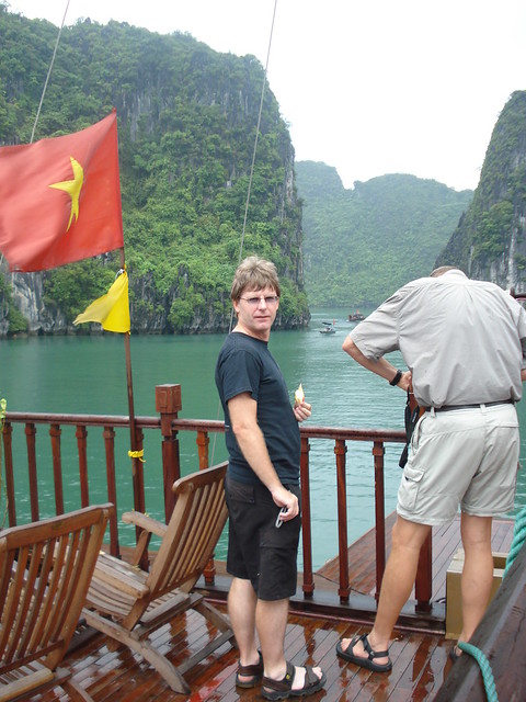 Robin on deck | Photo by Nhan