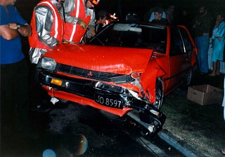 One of the other Victims - Mitsubishi Mirage