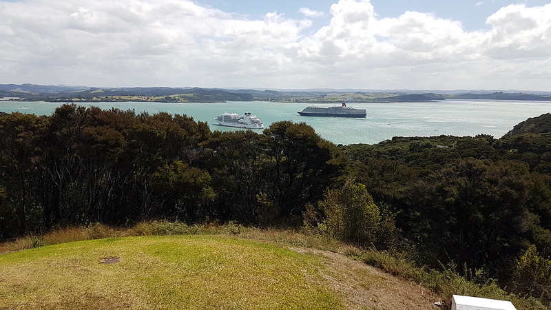 View towards Waitangi from Flagstaff Hill