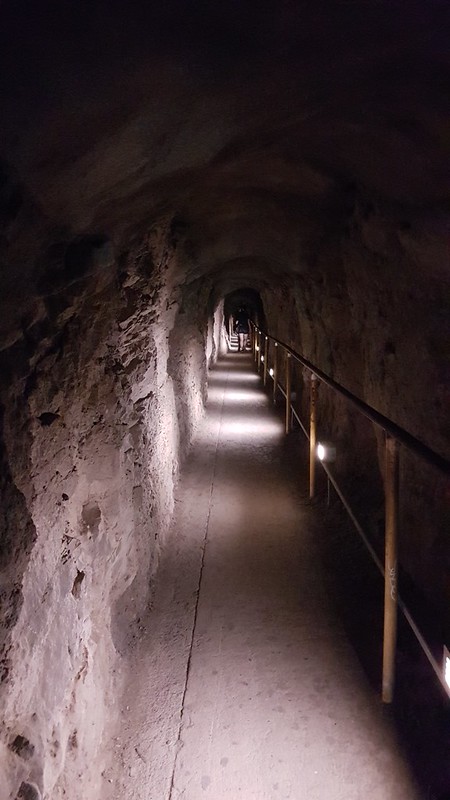 It was cool, literally, in here on the way down