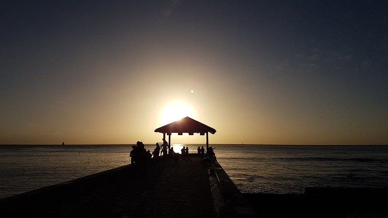 Sunset at the pier