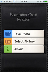 Business Card Reader