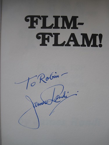 Signed by James Randi