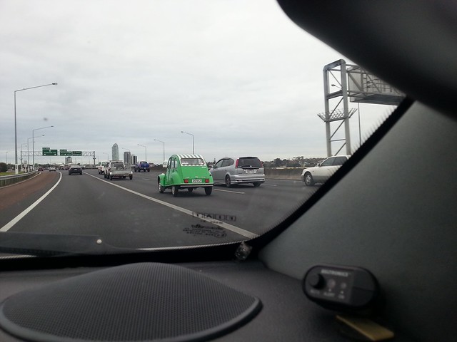 A 2CV Bamboo, rare in New Zealand