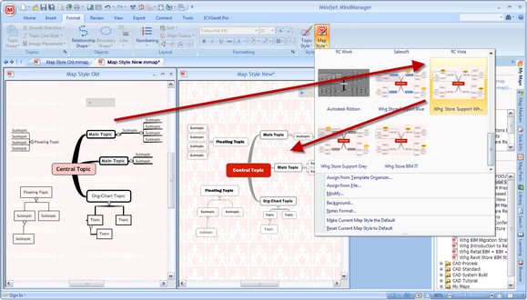 MindManager Map Styles